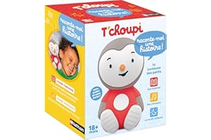Nathan - Raconte moi une Histoire T'Choupi - conteuse d'histoire - comptines et chansons pour s'endormir - Histoire de T'Choupi - Veilleuse - 3 modes de jeu - Bébés et Enfants à partir de 18 mois