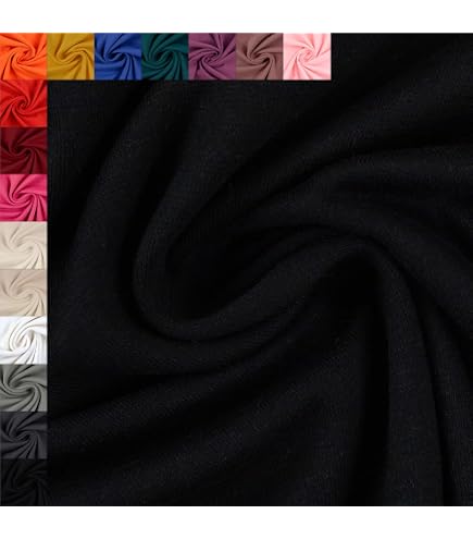 Jersey Stoff Meterware – 95% Baumwolle, 5% Elasthan, 150 Cm Breit, Schadstoffgeprüft