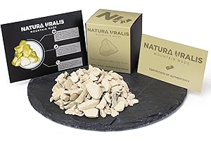 Natura Uralis Argilla Gialla Siberiana | 100g di Argilla Gialla Naturale, Giallo Pastello e Dorato - Incredibile Croccantezza, Appagante Consistenza Terrosa, Vellutata e Solida, Sensazione ASMR