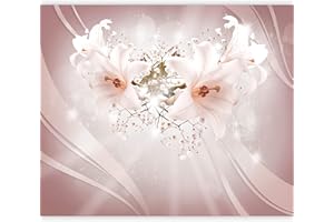 murando Fotomurali adesivi Fiori Giglio 294x210 cm carta da parati audoadesiva carta da parati moderna fotomurale carte da parati Astratto Motivo vegetale b-C-0587-a-a