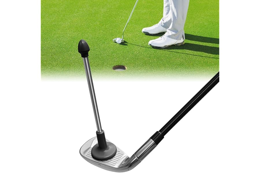 shirylzee Golf Alignment Rods Magnetic Golf Club Alignment Stick Chipping Assist Correction Stick Visualize Professional Magnet Lie Angle Tool
