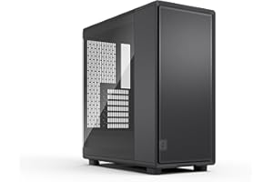 Fractal Design Epoch Black - Vetro temperato Light tint - Case da gioco ad alta flusso d'aria pz - Pannello frontale in rete - Tre ventole Momentum 12 incl. - Interno spazioso - Supporto ATX/mATX/ITX