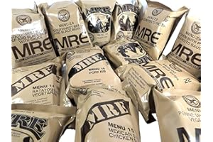 MRE US Meal Ready to Eat, Army Ration EPA, menús surtidos (atún, trozo, ligero, empaquetado en agua, pimienta de limón)