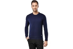 Vincenzo Boretti Maglione-Pullover Elegante da Uomo, Disegno Classico con Collo-a V, Manica-Lunga, Taglio Aderente/Slim-Fit, Caldo - Ideal per Inverno, Autunno, Mezza Stagione