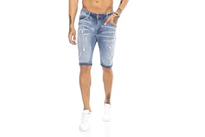 REDBRIDGE Vaqueros | Pantalones | Jeans Cortos para Hombres Denim Básico Casual Shorts Verano