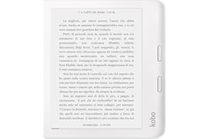 Kobo Libra 2 | eReader | Touchscreen impermeabile da 7" | Antiriflesso | Luminosità e temperatura colore regolabili | Riduzione luce blu | eBook | WiFi | 32 GB | Tecnologia Carta E Ink (bianca)