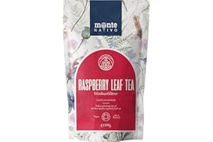 Raspberry Leaf Tea Monte Nativo (300g) - Pregnancy Tea - Birth Preparation - Aromatic and 100% Pure and Natural Loose Leaf Herbal Infusion Without Additives - As a healthy, refreshing infusion