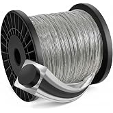 Forever Speed Strimmer Line, 2.4 MMX 100 m Cable, Universal Nylon Thread, Grey Black, Twisted