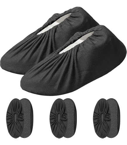 Lot De Couvre-chaussures Réutilisables Uxcell - Épais, Marron, Pour Intérieur, Neuf