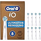 Oral-B iO Ultimative Reinigung Aufsteckbürsten für elektrische Zahnbürste, 8 Stück, ultimative Zahnreinigung, Zahnbürstenaufs