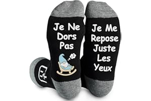 HUEGLO Chaussettes Humour Homme Fantaisie Idee Cadeau Homme Anniversaire Fantaisie Rigolo Noel Papa Drole Chaussette Rigolote Humoristiques Cadeaux