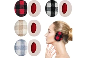 above zero Ohrenschützer Damen, 4 Paar Ohrenwärmer für Damen Herren, Winter Warme Ohrenschützer