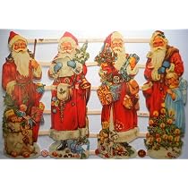 Glanzbilder Weihnachten EF 7410 – Weihnachtsmann Oblate Für Scrapbooking & Deko