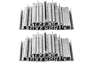 QWORK® 2400 st svinring, M-klämmor, handverktyg för djurburar, staket