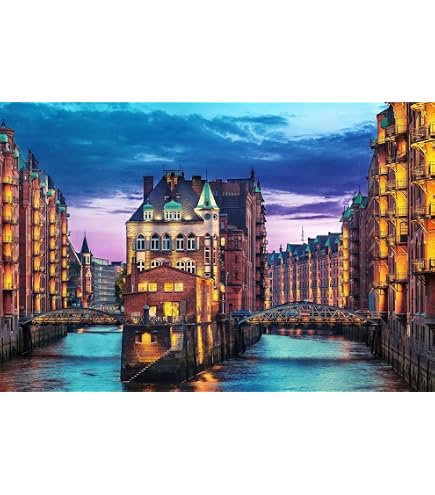 5D Diamond Painting 'Dresden Nachtansicht' – DIY Diamantbild Für Home Decor