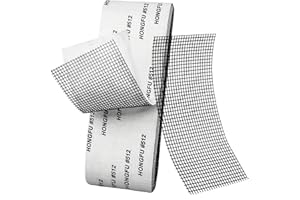 LIBAIDZ 1 Rolle Fliegengitter Reparaturband 5 cm*2 m,Fliegengitter Reparieren,Fliegengitter Reparatur Klebeband,Reparaturband für Fliegengitter,Fliegengitter Reparatur Set Schwarz