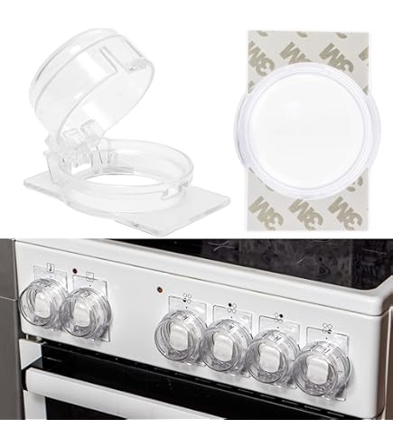 Blocco Calore Forno Blocco Manopole Fornello Sicurezza Bambini - 5 Pezzi In Silicone, Anticalore, Per Stufe A Fessura Coprimanopola Silicone - Foto 2