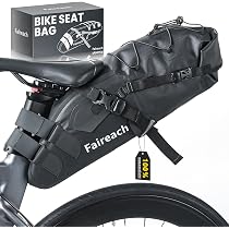 Faireach 100% Wasserdicht Satteltasche Rennrad, 10L Bikepacking Taschen
