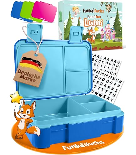 My Vesperbox – Len Bento Box Für Kinder | 4+2 Fächer, Extrem Robust & Auslaufsicher