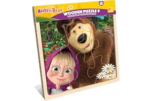 LISCIANIGIOCHI Lisciani Giochi - Masha wooden puzzle 9, 111251