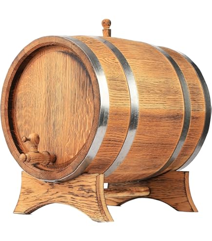 Agorà Botti 15 Litre Oak Barrel with Brass Tap