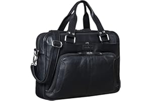 ROYALZ 'Chicago' skórzana torba na ramię męska torba na laptopa o przekątnej ekranu 15,6", torba listonoszka, skórzana torba skórzana duża aktówka, torba biznesowa w stylu