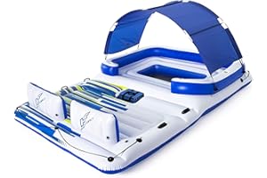 Bestway Hydro-Force™ 6- Personen Badeinsel, Tropical Breeze, 389 x 274 cm