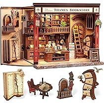 Rolife Miniature Maison de Poupée La Boutique de Fleurs d'Emily Maison de Poupée en Bois pour Adultes Book Nook Décor Bibliothèque Cadeau Anniversaire Rolife Miniature Maison de Poupée La Boutique de Fleurs d'Emily Maison de Poupée en Bois pour Adultes Book Nook Décor Bibliothèque Cadeau Anniversaire