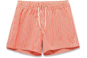 MEILONGER Pantalones Cortos para niñas y niños bañadores Pantalones Cortos para Playa Pantalones Cortos para niños bañadores Ligeros y Casuales sin Revestimiento