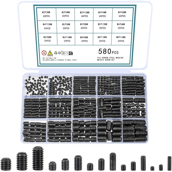 Kit Viti A Brugola 200 Pezzi | M3/M4/M5/M6/M8 In Acciaio Inox | Per Precisione E Elettronica - Foto 2