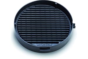 LotusGrill Grille de cuisson en fonte pour une cuisson saine - Convient pour le barbecue à charbon de bois à faible fumée - Accessoire de barbecue