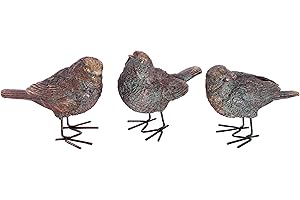 London Ornaments L02420040 Bronze Birds (Set of 3)