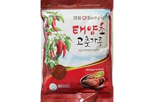 Sempio Gochugaru, chile coreano picante. Copos de chile. Imprescindible para hacer kimchi coreano. Chili flakes. Corea. Bolsa de 1 Kg.