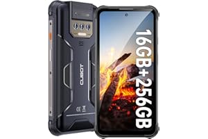 CUBOT Kingkong Power(2023) Outdoor Smartphone Android 13, 16GB(8+8)/256GB, 10600mAh(33W), 6.5" FHD+ Handy Ohne Vertrag mit Glare Taschenlampe, 48MP+20MP Nachtsicht, IP68/Dual 4G SIM/NFC/GPS