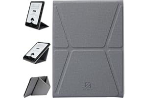 ZhaoCo Custodia Universale per 7'' Kindle Colorsoft Signature Edition 2024 / Kindle Paperwhite 2024, 6.8" Kindle Paperwhite 2021 Lettori elettronici - Grigio