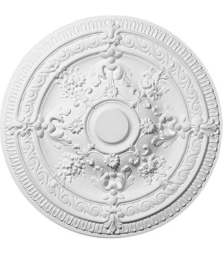 Medaglione Da Soffitto 35.6cm | Finitura Bianca | Stile Country Cottage - Foto 12