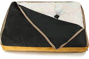 sesto senso Premium Ersatzbezug Abnehmbarer Bezug Hund Katze Reißverschluss rutschfeste Unterseite Terra 48 XL 120x70 braun Honig