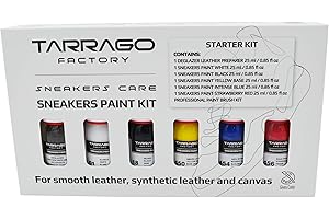 Tarrago Sneakers Paint Starter Kit | Kit de Pinturas Base y Pinceles para Sneakers