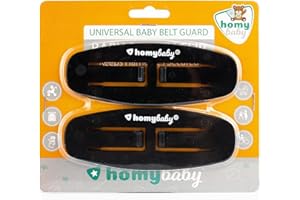 HOMYBABY® Hebilla para Cinturon de Seguridad ORIGINAL - Agrupador de Cinturón - Seguridad Bebes - Evita que el Niño Saque los Brazos - Protector Arnes Bebe para Silla de Coche - Cierre Seguridad Bebe