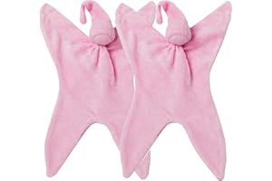 CUSKI Miniboo 2 Pack, Prem Baby Comforter, as used within NHS (Pink)