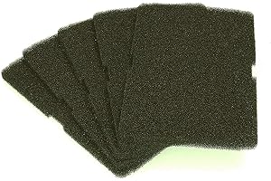 LUTH PREMIUM PROFI PARTS 5X Filtro de Espuma Compatible con Beko para Secadora Filtro Base 240x155mm 2964840100 2964840200 en el intercambiador de Calor de la Secadora
