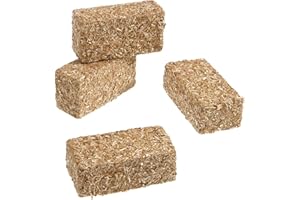 KIDS GLOBE Van Manen 610704 Hay Bales (4 Pieces, Rectangular)