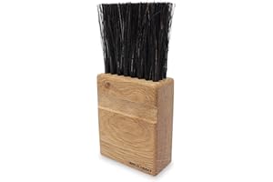 ‎WALDKRAFT WALDKRAFT Kaminbürste Black Forest | handlicher Kaminfeger aus Eichenholz | hitzebeständige Arenga-Borsten | Made in Germany (1, 12,5 x 2 x 6 cm)