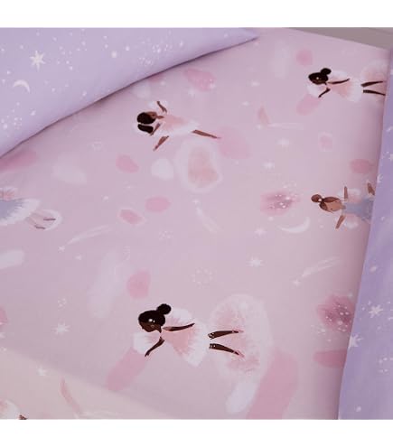 Catherine Lansfield Dancing Fairies - Coperta in pile, 130 x 170 cm, colore: Rosa