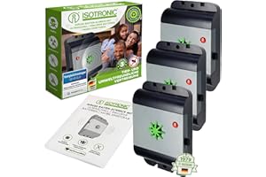 ISOTRONIC Mäuseabwehr Rattenabwehr mit Ultraschall | regenwasserdicht | Testsieger Schädlingsvertreiber elektronisch für Haus, Keller, Garten | Mäuse und Ratten vertreiben ohne Chemie