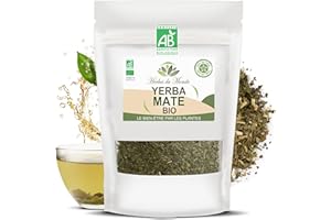 Herbes du Monde - Yerba Maté Vert Bio | Infusion Énergisante & Détox | Feuilles Coupées d'Amérique du Sud - 100g | Certifié AB
