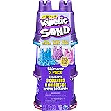 Kinetic Sand Schimmer Sand 3er Pack 340 g - 3 Farben Glitzersand für Indoor Sandspiel