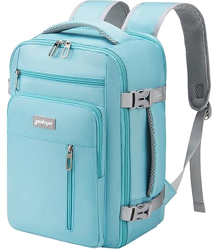 MATEIN Handbagage 40x30x20, Uitbreidbaar 30L Kleine Reisrugzak Mannen School Rugzak Vrouwen Huttentas voor Easyjet voor Zaken, Werk, Reizen, Lichtpaars