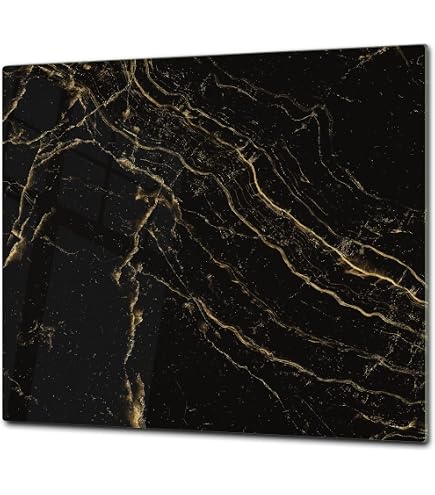 Planche De Cuisine En Verre Trempé 80x52 Cm – Impression « Herbes Et Épices », Pieds Antidérapants, Résistante à La Chaleur | Design Moderne Et Facile à Nettoyer
