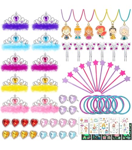 Kiwochy Lot De 12 Sacs Cadeaux En Papier Pour Fête De Princesse, Sacs